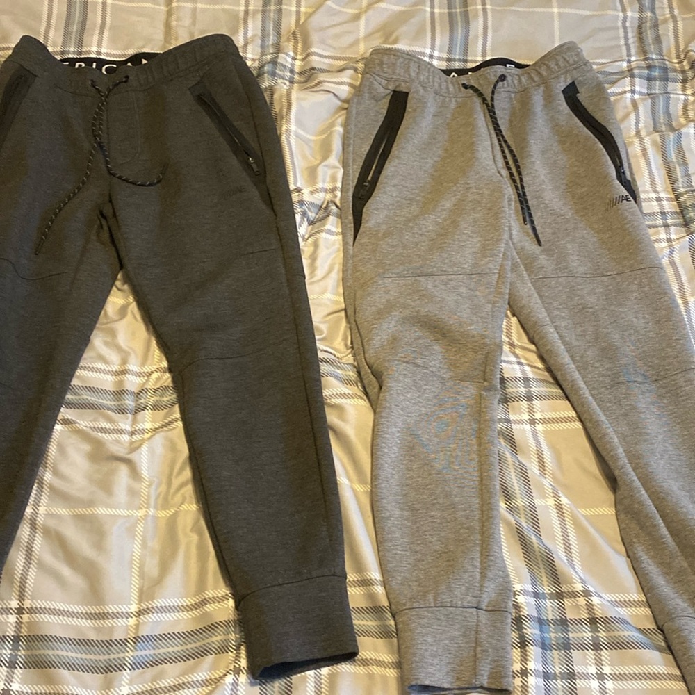 2 PACK | American Eagle | Mens jogger | grey and black |